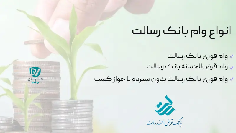 ثبت نام وام فوری قرض الحسنه بانک رسالت